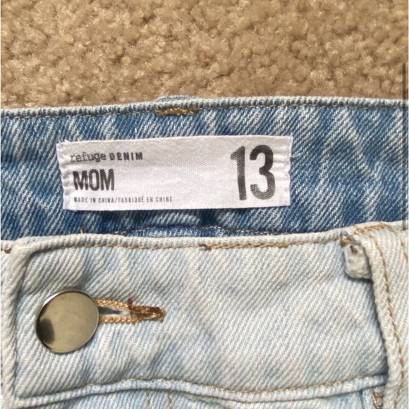 Refuge‎ Denim Two-Tone Mom Jeans size 13 - Picture 2 of 4